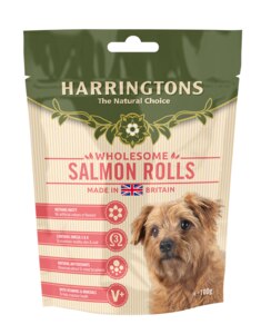 Harringtons salmon rolls treats